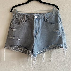 NWOT Ceros Two-Tone Jean Shorts Size 28